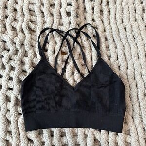 aerie seamless strappy bralette